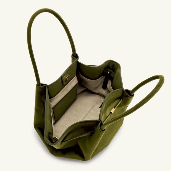 JW PEI Hana Medium Olive Green Women's Tote Bag - Picture 3 of 15